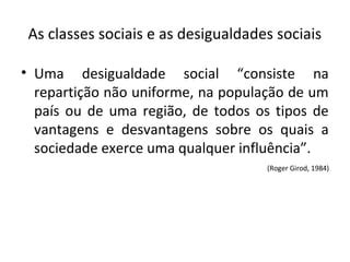 Sociologia Identidades E Desigualdades Sociais Ppt