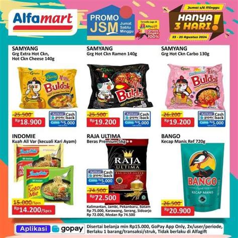 Promo Jsm Alfamart Weekend Agustus Promo Minyak Goreng