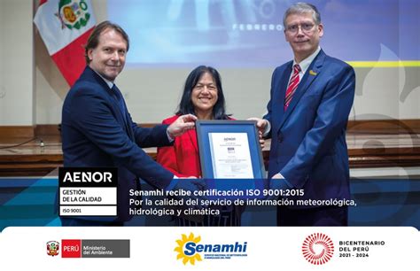 Senamhi On Twitter News Senamhi Recibi Certificaci N Internacional