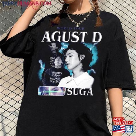 Suga Agust D Tour Sweatshirt World Shirt On T Shirt Classic