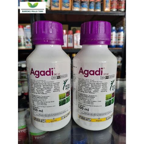 Jual INSEKTISIDA AGADI 50SC Isi 500ML Pembasmi Sundep Penggerek Batang