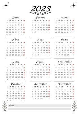 Plantilla Calendario Mensual Boho Minimalista Nude Templates By