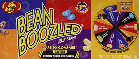 Jelly Belly Bean Boozled Jelly Beans 3 5 Oz With Spinner Wheel Game 3rd Edition Ebay