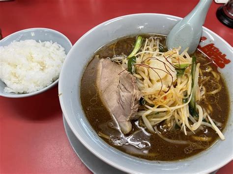 『熟成味噌もやしラーメン 半ライスセット ￥1020』ラーメン山岡家 愛知刈谷店のレビュー ラーメンデータベース