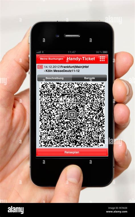 Biglietto Con Codice Qr Immagini E Fotografie Stock Ad Alta Risoluzione