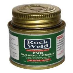 Rock Weld 50ml PVC Solvent Cement Tin Can At Rs 40 Piece In Ahmedabad