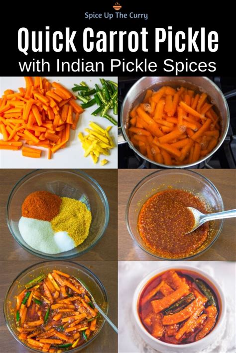 Carrot pickle recipe gajar ka achar instant carrot pickle – Artofit