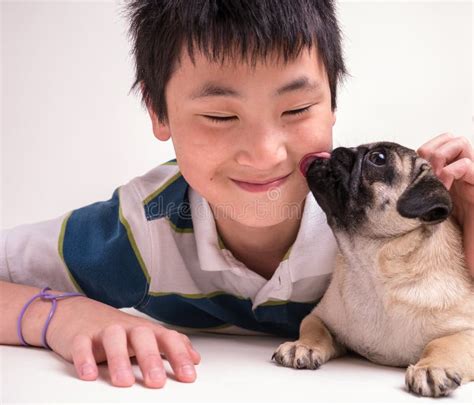 A Kiss from a Cute Pet Puppy Stock Photo - Image of doggie, dogs: 24770408