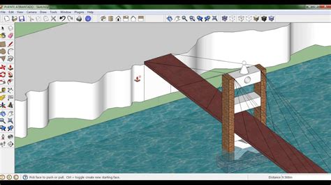 VIDEOPRACTICA 4c PUENTE SKETCHUP YouTube