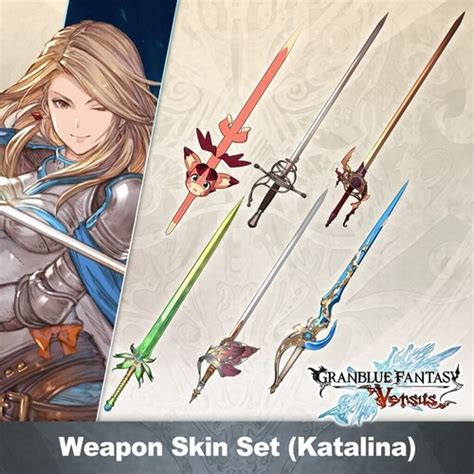 Granblue Fantasy Versus Gbvs Weapon Skin Set Katalina Deku Deals