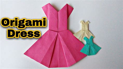 How To Make An Origami Dress Paper Dress Making Easy Paper Craft