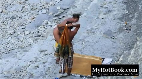 Beautiful Amateur Blowjob On A Beach