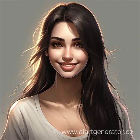 captivating portrait   tall woman  striking features ai art