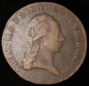 1800 E Austria 3 Kreuzer Franz II VG European Coins