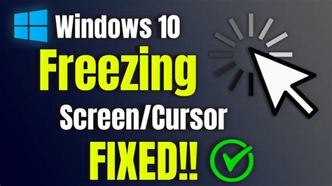 Windows Fixed Windows 10 Freezing Pc Screencursor Randomly Youtube