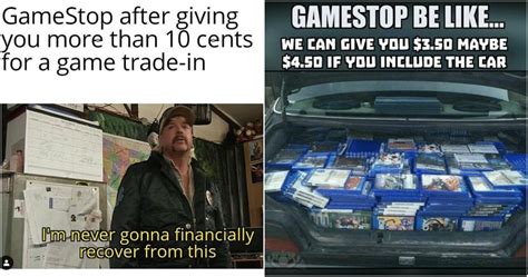 10 Funniest Memes About GameStop's Trade-Ins That Make Us Cry