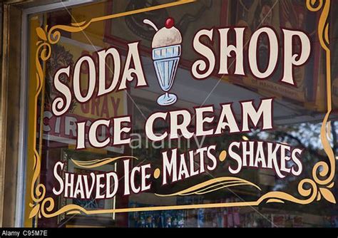 Old Fashioned Ice Cream Signs An Old Fashioned Sign At Big Top Candy