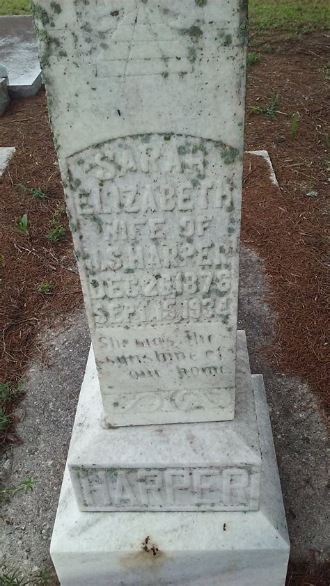 Sarah Elizabeth Sallie Sapp Harper 1876 1934 Find A Grave Memorial