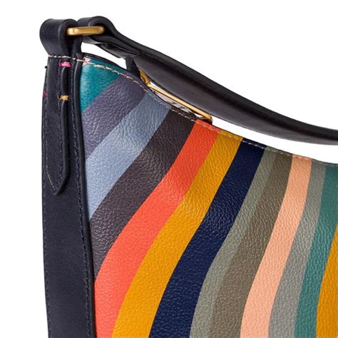 Paul Smith Leather Swirl Hobo Bag Women Multi Flannels