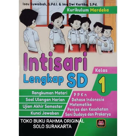 Jual Buku Intisari Lengkap SD Kelas 1 Kurikulum Merdeka Kumer PPKn