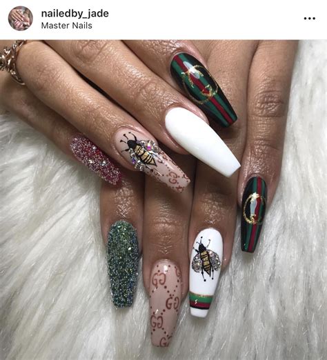 Gucci Nails Gucci Nails Nails Nail Art Tutorial