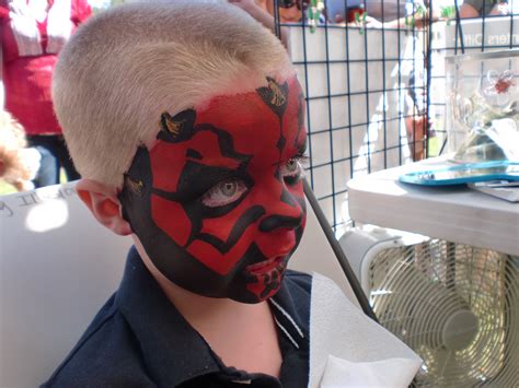 Face Painting Illusions And Balloon Art Llc Face Painting Darth Mall