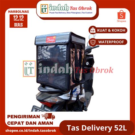 Jual Indah Tas Obrok Tas Delivery Makanan Pakai Lapisan Foil Box