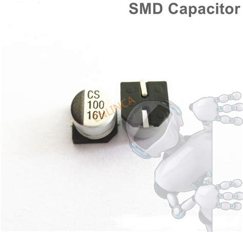 Kit 4 Capacitor Electrolítico De Aluminio 100 uF 16V 6 3x5 4 mm SMD