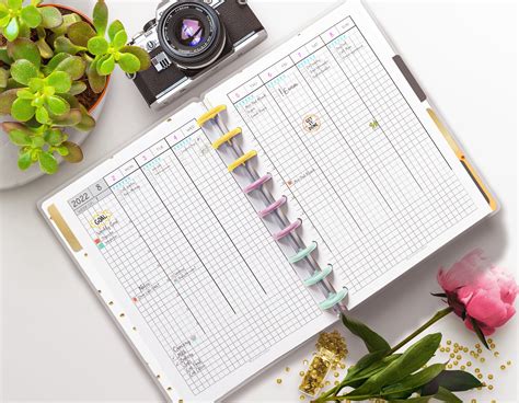 Hobonichi Week Planner Undated Weekly Planner Template Grid Planner