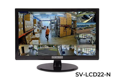 22" SureVision Security Camera Monitor | Speakers