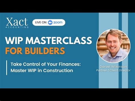 WIP Masterclass For Builders YouTube