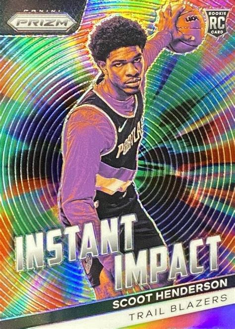 Scoot Henderson Prizm Instant Impact Silver Price Guide