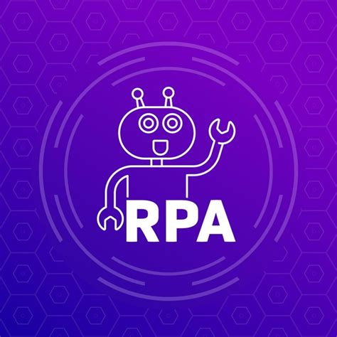 Premium Vector Rpa Icon Robotic Process Automation Vector