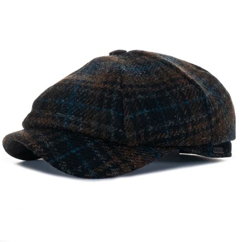 Wigens Newsboy Classic Cap Wool Tartan H Te Und M Tzen Kopfbedeckung