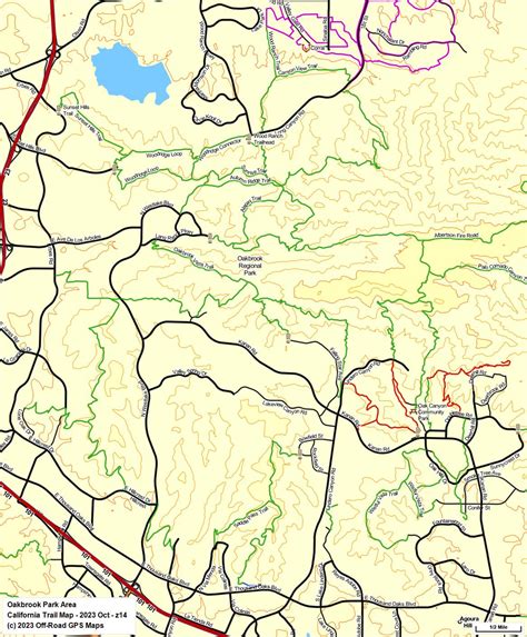 Wood Ranch - California Trail Map