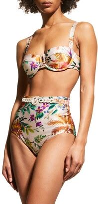 Zimmermann Tropicana Balconette Bra Bikini Top Shopstyle Two Piece