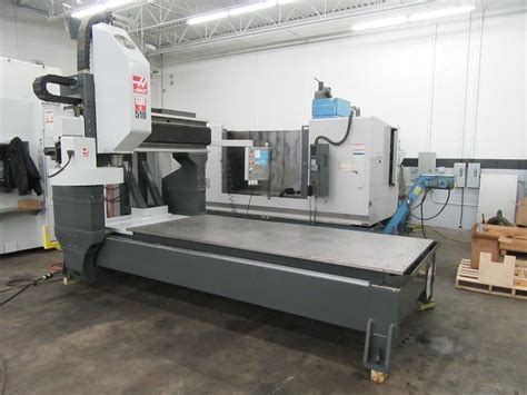 Haas Gr 510 Cnc Router With Haas Coldfire Extended Z Axis Travel For