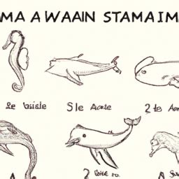 How To Draw A Sea-Animals - A Step By Step Drawing Guide – Custom Paint ...