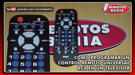 CÓMO PROGRAMAR RAPIDAMENTE UN CONTROL REMOTO UNIVERSAL RCA LRCR503BR