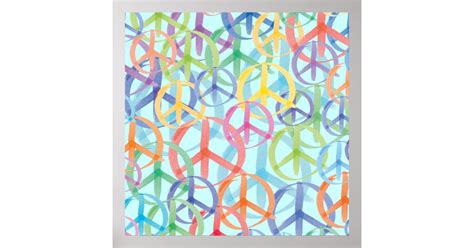 Peace Symbols Art Poster | Zazzle