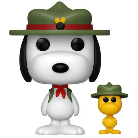 Funko Pop Beagle Scout Snoopy With Woodstock Peanuts