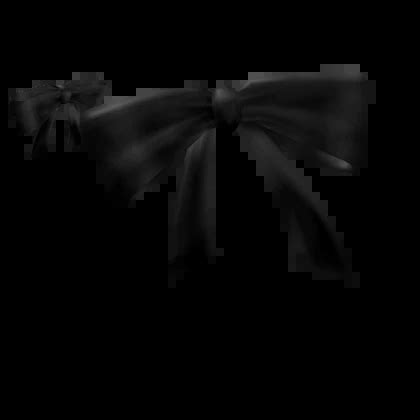 Black Hair Bows Ribbons Roblox Item Rolimon S