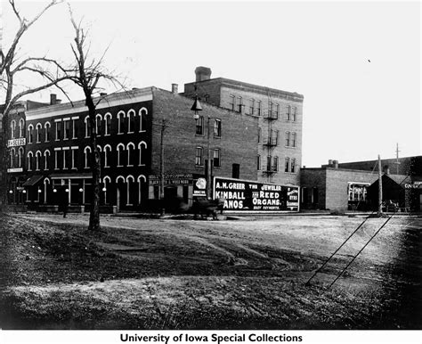 Downtown Iowa Citys Horsey History Main Library Gallery News