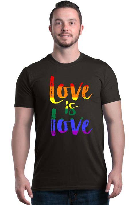 Love Is Love T Shirt Gay Pride Rainbow Equal Rights Lgbt Shirts Ebay