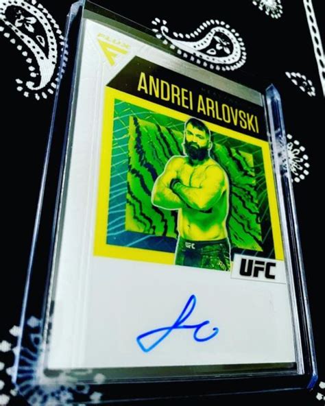 2021 Panini Chronicles UFC Flux Auto FA AAL Andrei Arlovski AU For