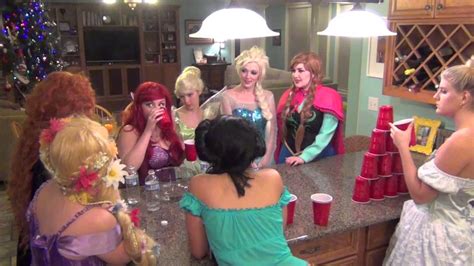 Disney Princesses Get TURNT UP: Bloopers - YouTube