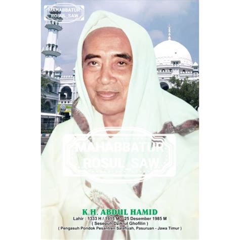 jual photo foto kyai kh abdul hamid pasuruan  shopee indonesia