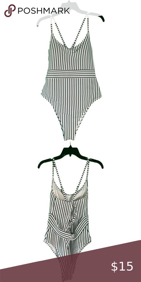 Shade And Shore Womens Striped One Piece Striped One Piece Bikinis