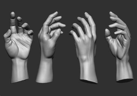 Artstation Hand 3d Model