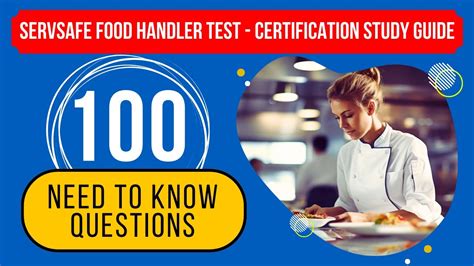 ServSafe Food Handler Test 2024 Certification Study Guide 100 Need